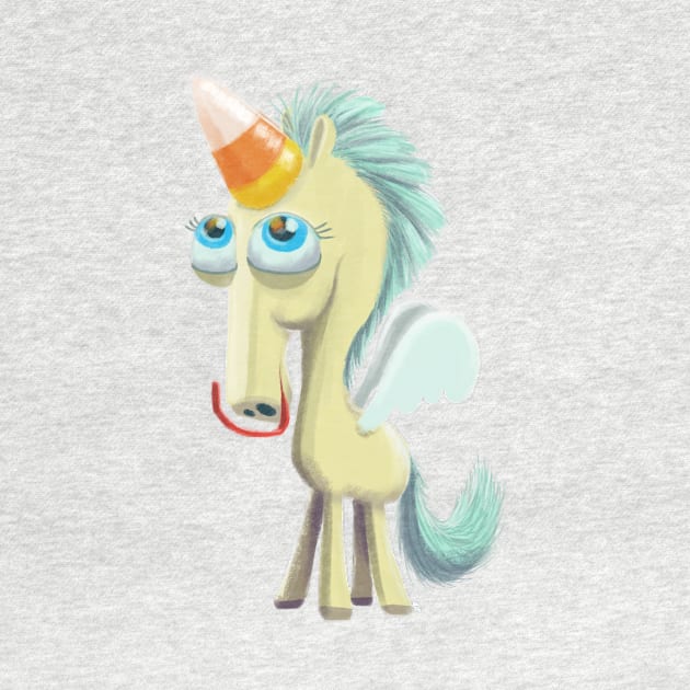 Studio Smush - The Candy Corn Unicorn by StudioSmush